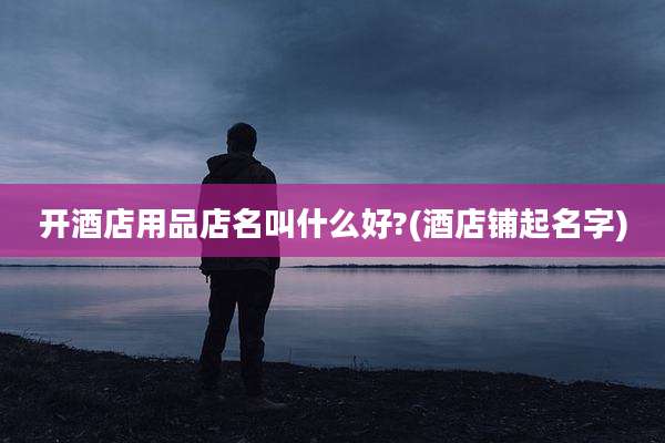 开酒店用品店名叫什么好?(酒店铺起名字)