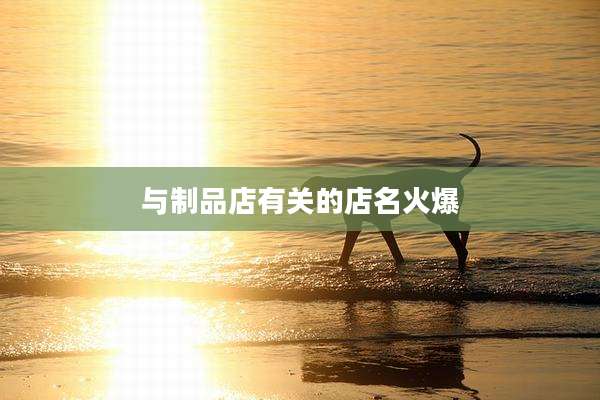 与制品店有关的店名火爆