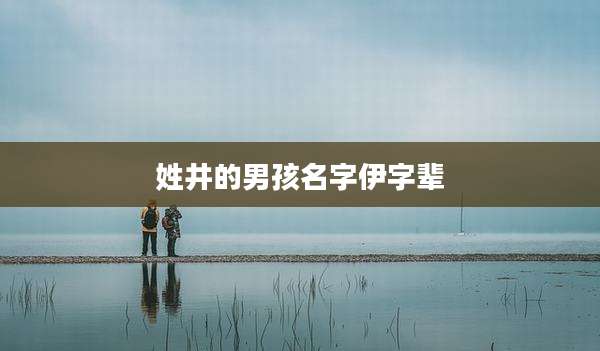 姓井的男孩名字伊字辈