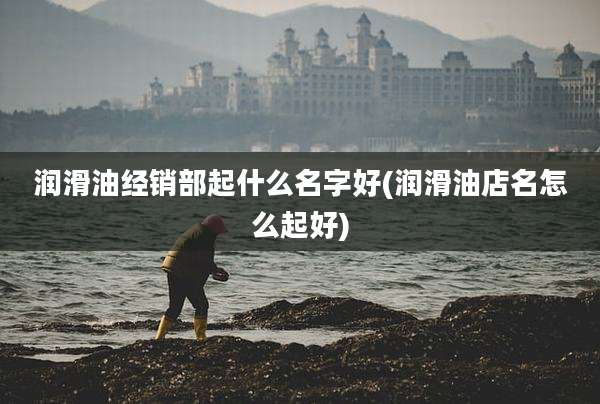 润滑油经销部起什么名字好(润滑油店名怎么起好)