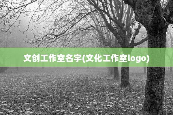 文创工作室名字(文化工作室logo)