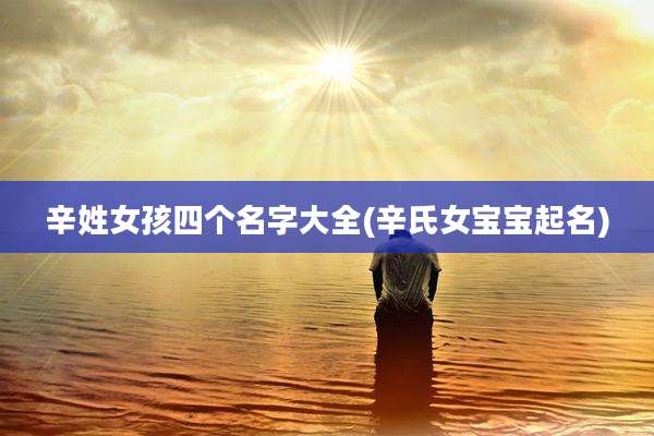 辛姓女孩四个名字大全(辛氏女宝宝起名)