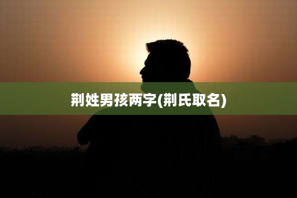 荆姓男孩两字(荆氏取名)
