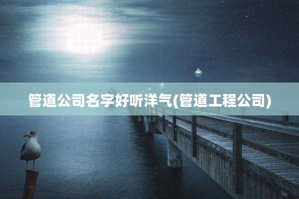 管道公司名字好听洋气(管道工程公司)