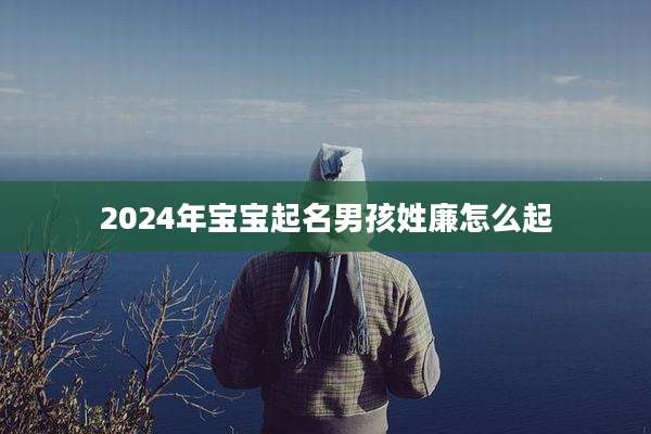 2024年宝宝起名男孩姓廉怎么起