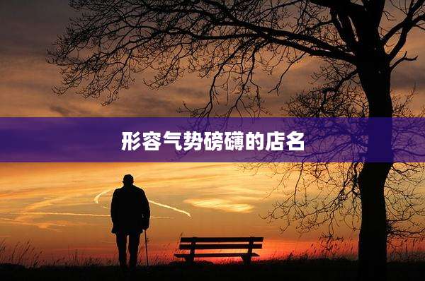 形容气势磅礴的店名