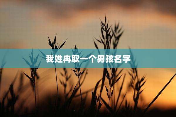我姓冉取一个男孩名字