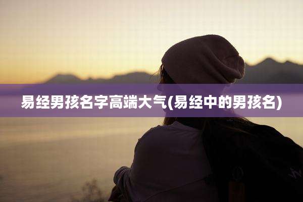 易经男孩名字高端大气(易经中的男孩名)