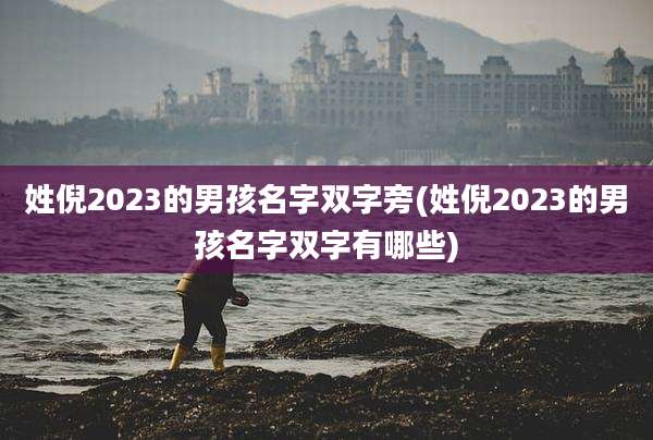 姓倪2023的男孩名字双字旁(姓倪2023的男孩名字双字有哪些)