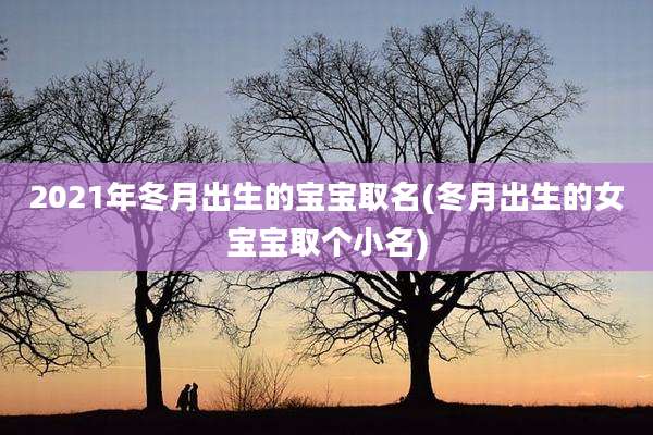 2021年冬月出生的宝宝取名(冬月出生的女宝宝取个小名)