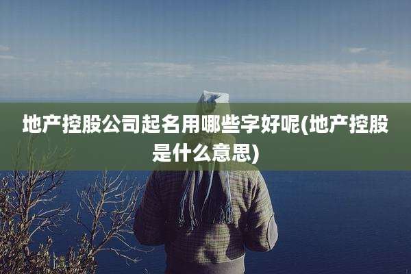 地产控股公司起名用哪些字好呢(地产控股是什么意思)