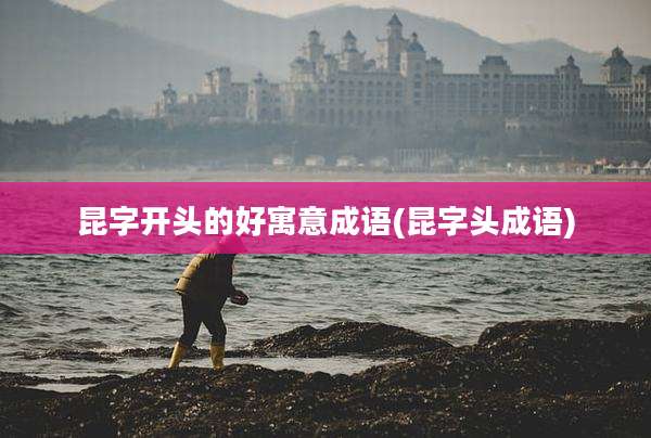 昆字开头的好寓意成语(昆字头成语)