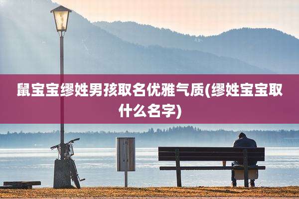 鼠宝宝缪姓男孩取名优雅气质(缪姓宝宝取什么名字)
