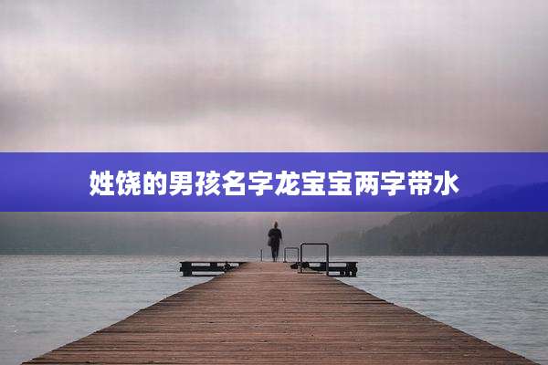 姓饶的男孩名字龙宝宝两字带水