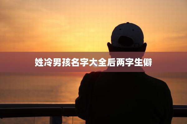 姓冷男孩名字大全后两字生僻