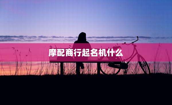 摩配商行起名机什么