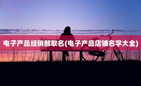 电子产品经销部取名(电子产品店铺名字大全)