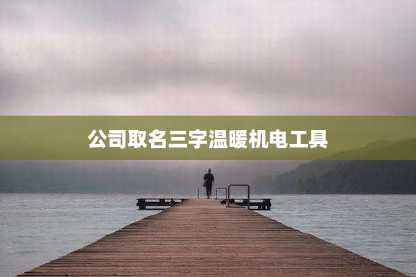 公司取名三字温暖机电工具