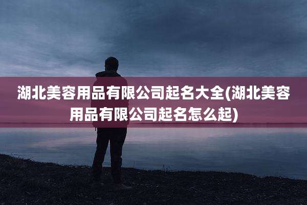 湖北美容用品有限公司起名大全(湖北美容用品有限公司起名怎么起)