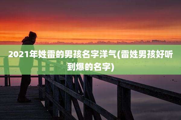 2021年姓雷的男孩名字洋气(雷姓男孩好听到爆的名字)
