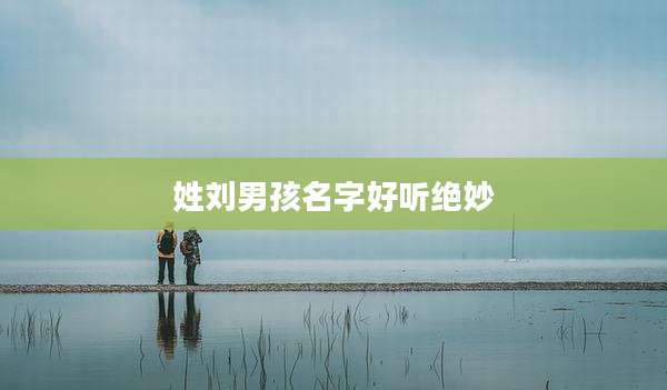 姓刘男孩名字好听绝妙