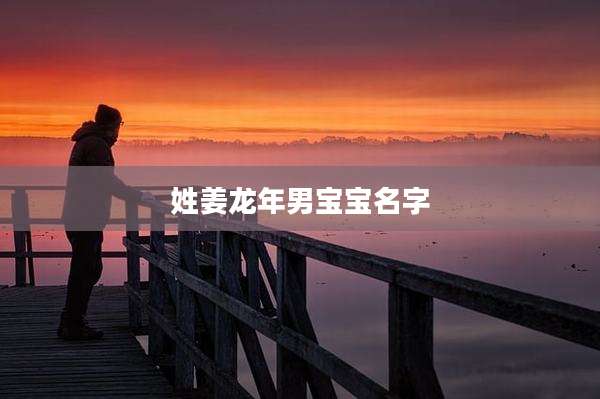 姓姜龙年男宝宝名字