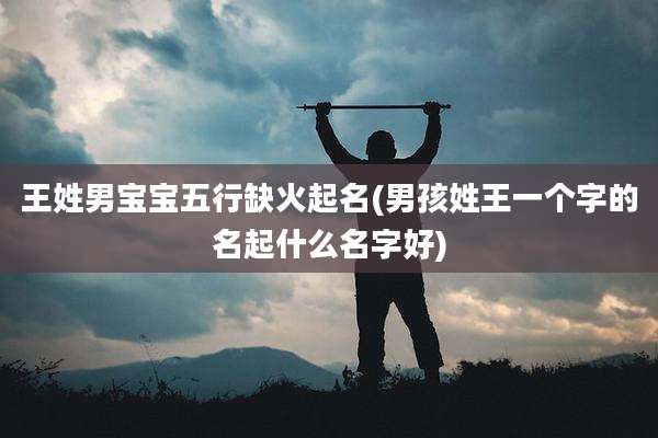 王姓男宝宝五行缺火起名(男孩姓王一个字的名起什么名字好)