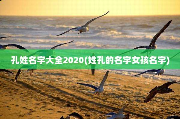 孔姓名字大全2020(姓孔的名字女孩名字)