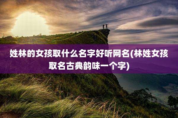姓林的女孩取什么名字好听网名(林姓女孩取名古典韵味一个字)