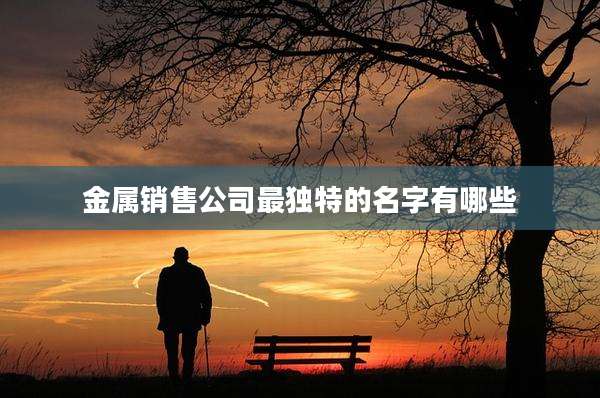 金属销售公司最独特的名字有哪些