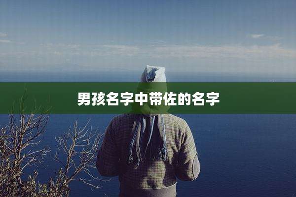 男孩名字中带佐的名字
