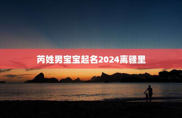 芮姓男宝宝起名2024离骚里
