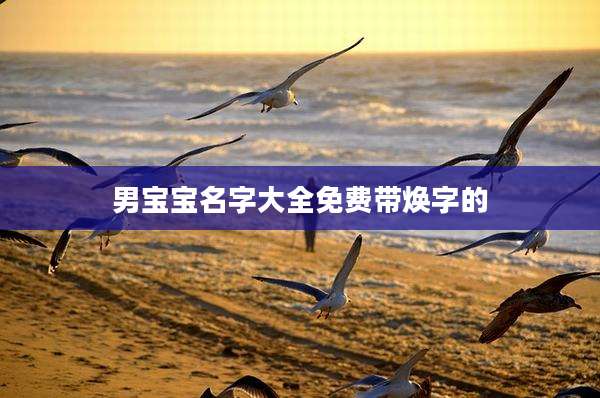 男宝宝名字大全免费带焕字的