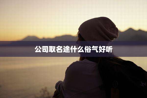 公司取名途什么俗气好听