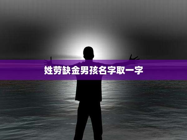 姓劳缺金男孩名字取一字
