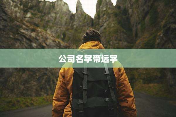 公司名字带远字