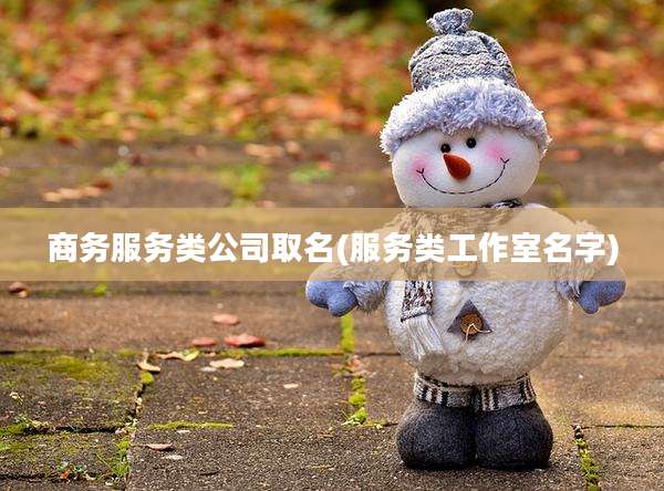 商务服务类公司取名(服务类工作室名字)