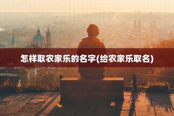 怎样取农家乐的名字(给农家乐取名)