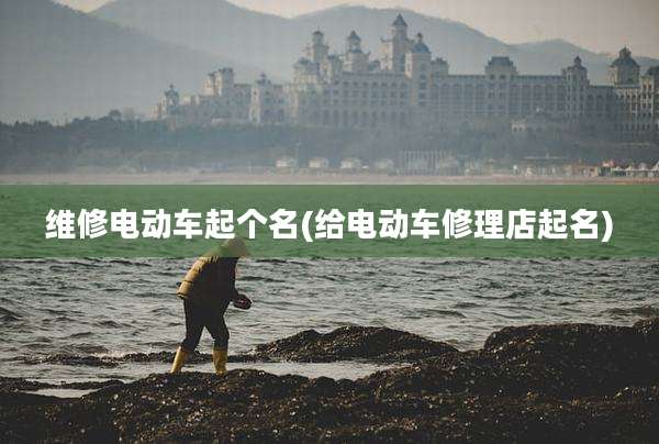 维修电动车起个名(给电动车修理店起名)