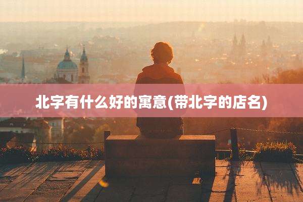 北字有什么好的寓意(带北字的店名)