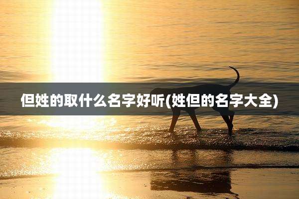 但姓的取什么名字好听(姓但的名字大全)