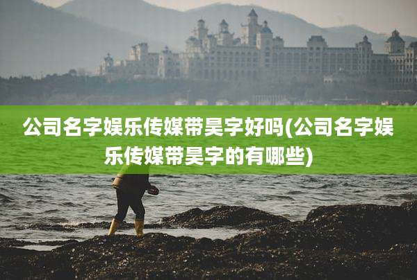 公司名字娱乐传媒带昊字好吗(公司名字娱乐传媒带昊字的有哪些)