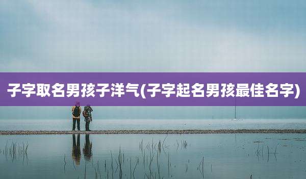 子字取名男孩子洋气(子字起名男孩最佳名字)