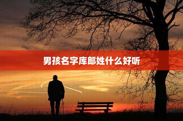 男孩名字库郎姓什么好听