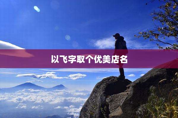 以飞字取个优美店名
