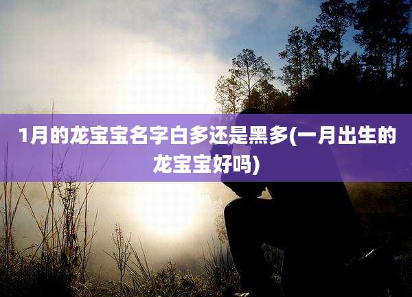 1月的龙宝宝名字白多还是黑多(一月出生的龙宝宝好吗)