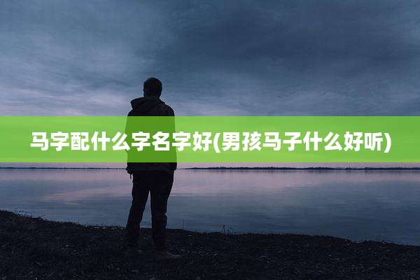 马字配什么字名字好(男孩马子什么好听)