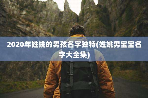 2020年姓姚的男孩名字独特(姓姚男宝宝名字大全集)