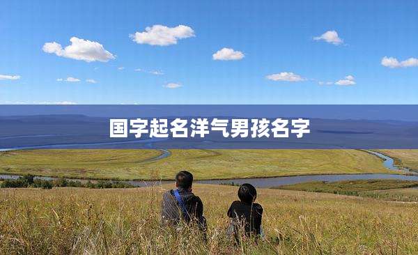 国字起名洋气男孩名字