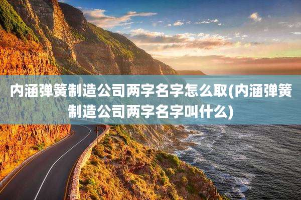 内涵弹簧制造公司两字名字怎么取(内涵弹簧制造公司两字名字叫什么)